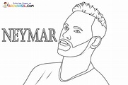 Dibujos de Neymar para Colorear