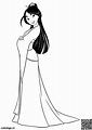 Mulan Coloring Picture Disney Princess Coloring Pages Cartoon | Images ...