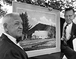 Artist shows Mayor home of David Burbank, pioneer — Calisphere