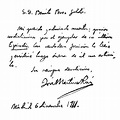 [Carta de José Martínez Ruiz a Benito Pérez Galdós, Madrid, 6 de ...