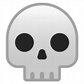 Skull emoji clipart. Free download transparent .PNG | Creazilla