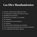 Los Diez Mandamientos