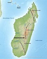 Madagascar Physical Map