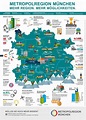 Landkarten – Metropolregion München