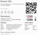 1299 número, la enciclopedia de los números - numero.wiki