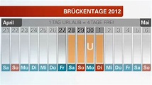 n-tv Ratgeber: Brückentage: 2012 wird ein gutes Jahr - n-tv.de