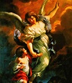 Heiliger Schutzengel Guardian Angel 4 enhanced Painting by MotionAge ...