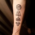 Got my first tattoo last week! The four elements from Avatar done by ...