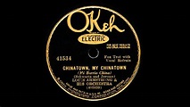 Louis Armstrong - Chinatown, My Chinatown (1931) - YouTube
