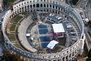 Fotos gratis : estructura, punto de referencia, estadio, arena, Croacia ...