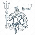 Cómo dibujar A Poseidon 】 Paso a Paso Muy Fácil 2024 - Dibuja Fácil