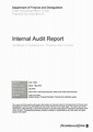 Internal Audit Report - 19+ Examples, Format, Pdf | Examples