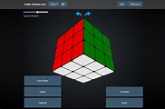 Online NxN Rubik's Cube Solver and Simulator
