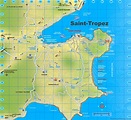 Tourist map of surroundings of Saint-Tropez - Ontheworldmap.com