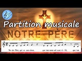 Partition musicale - Notre Père qui es aux cieux - Prière liturgique ...