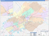Knox County, TN Wall Map Color Cast Style by MarketMAPS - MapSales.com
