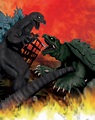 Godzilla Vs. Gamera by tlmolly86 on DeviantArt