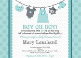 Boy Baby Shower Invitation Baby Boy Shower Invitation Boy | Etsy