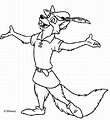 Robin Hood-Dibujos para imprimir y colorear