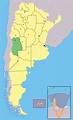 Mapa da província de Mendoza - Argentina | MapasBlog