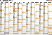 Kalender 2012 zum Ausdrucken als PDF in 11 Varianten (kostenlos)