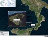 Stromboli Island Map