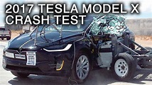 2017 Tesla Model X Side Crash Test - YouTube