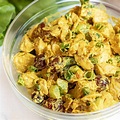 This Curry Chicken Salad recipe is a delicious twist on a classic ...
