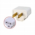 Adaptador Enchufe con Toma Tierra P-514N-WH OPALUX - Mihaba.com