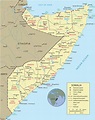 Mogadishu Map Africa