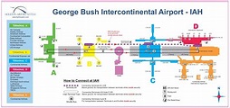 IAH terminal c map - Houston airport terminal c map (Texas - USA)