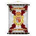 SPANISH EMPIRE Flag Standard Coat of Arms on Cotton Canvas - Etsy