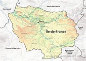 Île-de-France Map