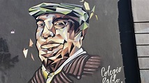 Mural Pablo Neruda Mariel de Viaje Valparaiso — Mariel de Viaje