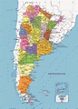 Argentina | Mapas Geográficos da Argentina - Enciclopédia Global™