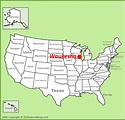 Waukesha location on the U.S. Map - Ontheworldmap.com