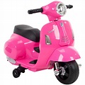 Huffy 6V Vespa Ride-On Electric Scooter for Kids, Pink - Walmart.com