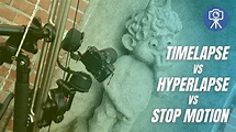 Difference Between Timelapse, Hyperlapse and Stop Motion - YouTube