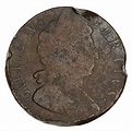 Coin - Halfpenny, William III, England, Great Britain, 1698