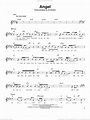 Angel sheet music for guitar solo (chords) (PDF-interactive)