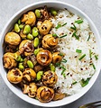 These easy glazed mushrooms are prepared quickly with basic ingredients ...