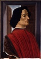 Portrait of Giuliano de' Medici by BOTTICELLI, Sandro