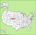 Denver location on the U.S. Map - Ontheworldmap.com