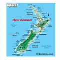 Map of New Zealand - New Zealand Map, Geography of New Zealand Map ...
