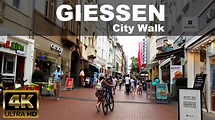 GIESSEN City Walk | 4K UHD | ⛅ | 🇩🇪 | GERMANY - YouTube