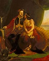 1850 painting of John Rolfe and Pocahontas | American indian history ...