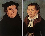 Ritratto di Lutero e della moglie Caterina Bore (1529) | Ritratti di ...