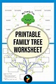 10 Best Printable Family Tree Worksheet PDF for Free at Printablee