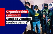 Organización criminal: ¿Qué es y cuáles son las penas? | IUS Latin