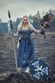Daria Lefler | Женщины викинги, Женщина викинг, Платье в стиле викингов